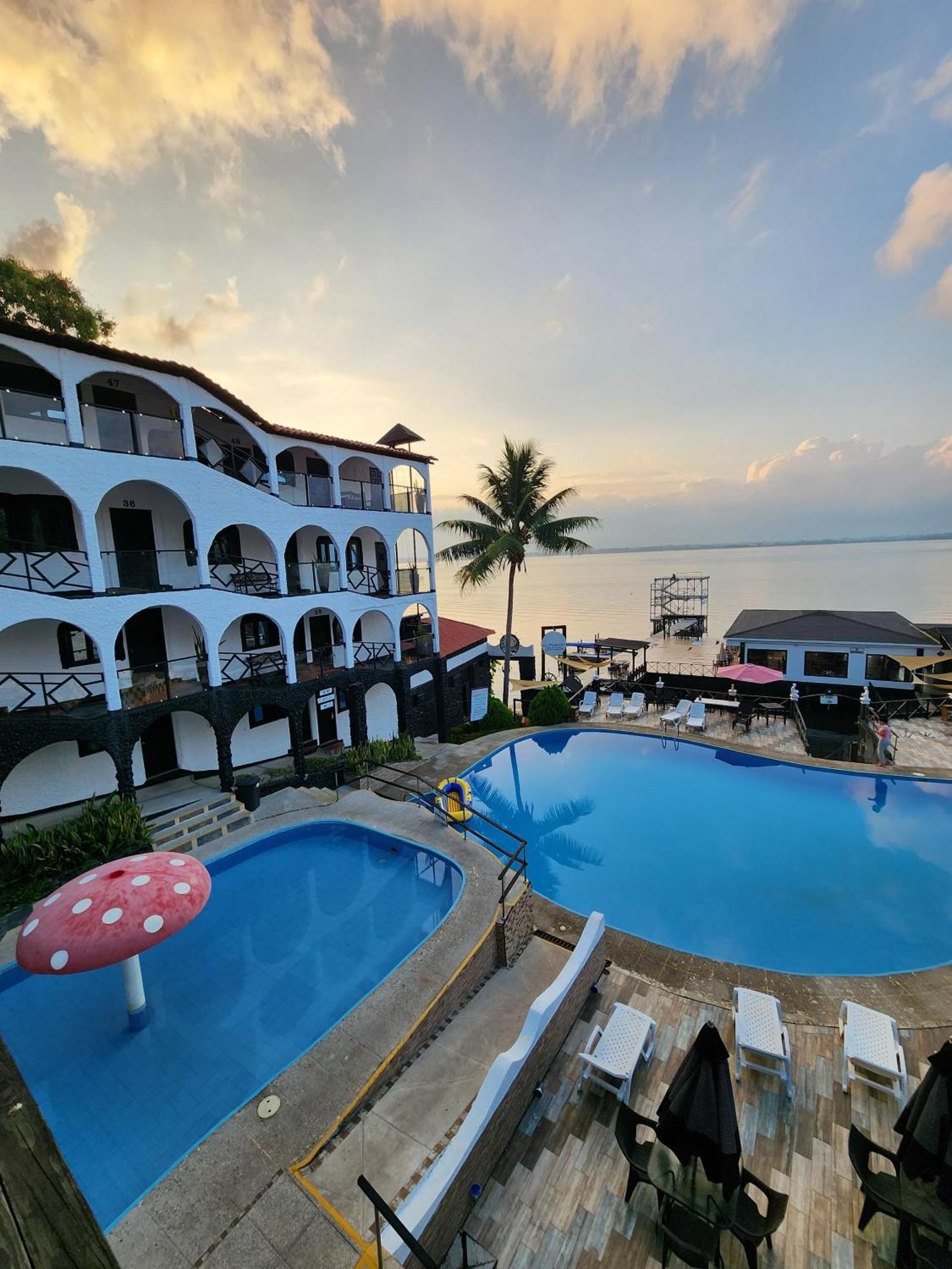 Hotel Mi Paraiso Rio Dulce Castillo de San Felipe Buitenkant foto